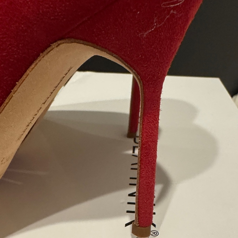 Manolo Blahnik Tora Red Heels - Picture 8 of 8